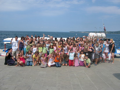 na izletu v Kopru z ladijo