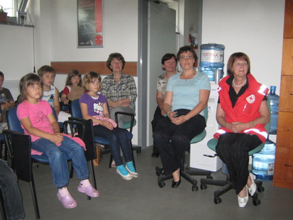 predsednica s prvarčki